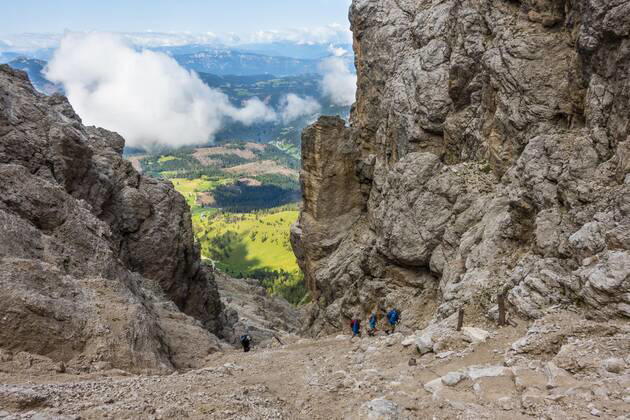 Dolomites, Berlin hiker falls and dies on the Tschagerjoch in the Rosengarten group - Archive