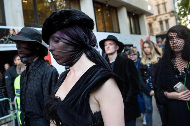 London Fashion Week, Extinction Rebellion Protest