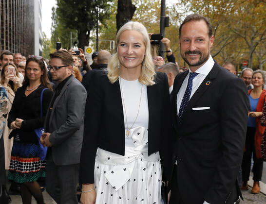Mette Marit presents Norway Anthology at the RBB in Berlin