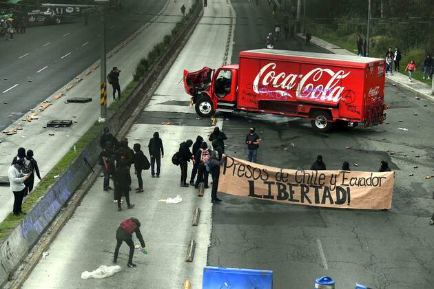 Mexico, Solidarity Demonstration for Chile in Mexico City