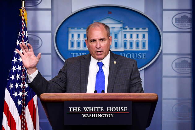 Washington, CBP Director Mark Morgan comments on the construction of the Wall on the border with Mexico