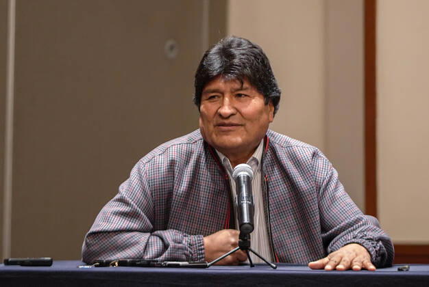 Mexico City, Evo Morales Press Conference