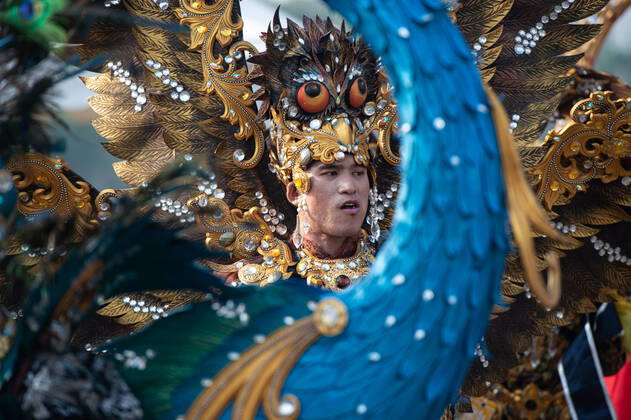 Indonesia, Green Fashion at the Scouts Festival in Jakarta