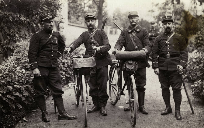 IMAGO History, Archiv, Erster Weltkrieg, Radfahrtruppen 1914-1918