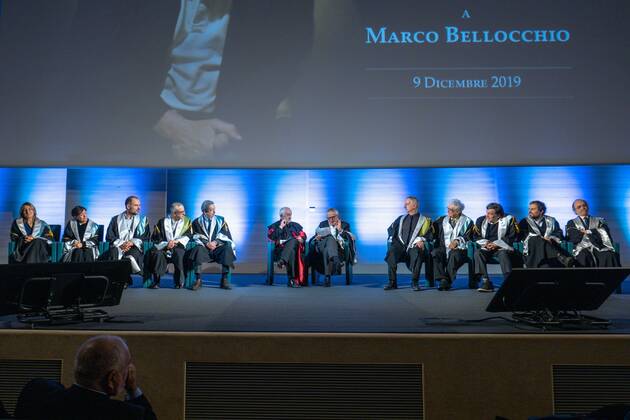 Verleihung des Master-Abschlusses in Fernsehn, Kino und New Media in Mailand