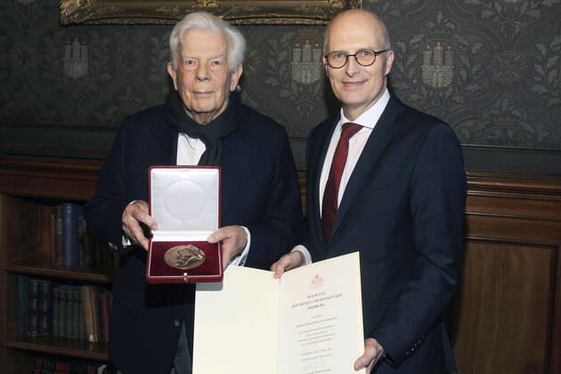 Hamburg, Verleihung der Johannes-Brahms-Medaille im Rathaus