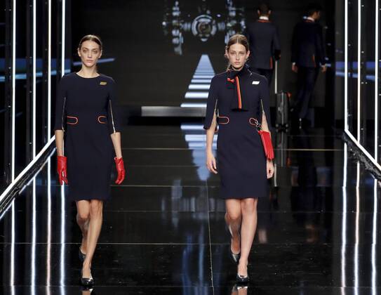 Madrid Fashion Week, Teresa Helbig presents new uniforms for Iberia Airlines