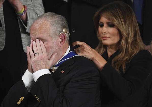 Washington, Rede zur Lage der Nation, Verleihung der Freiheitsmedaille des Präsidenten