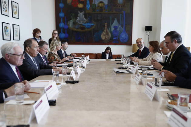 Mexico City, visit by Sergei Lavrov