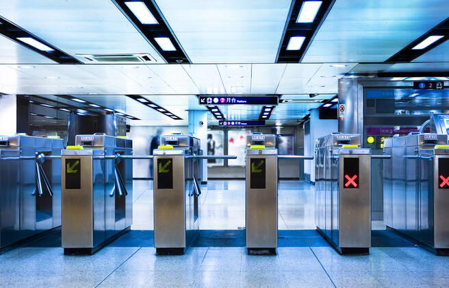 Berlin, CDU proposes access barriers for the underground - Stock photos