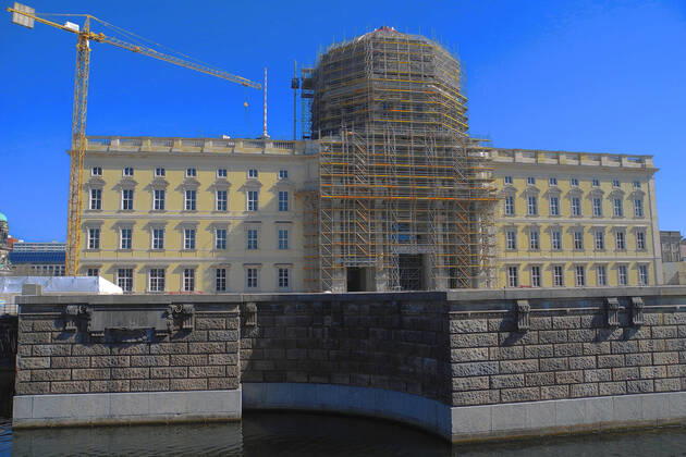 Construction site Humboldt Forum in the Berlin City Palace - archive pictures