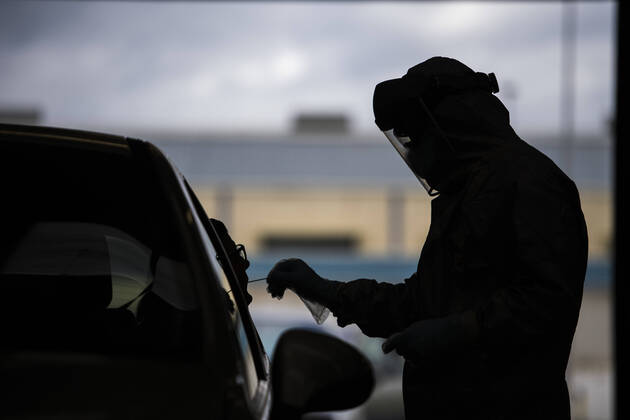 Coronavirus in Spanien, Drive-Through-Tests in Granada