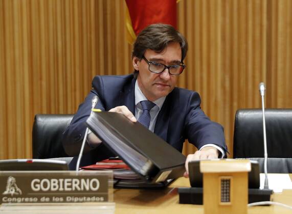 Coronavirus in Spanien, Sitzung der Gesundheitskommission in Madrid