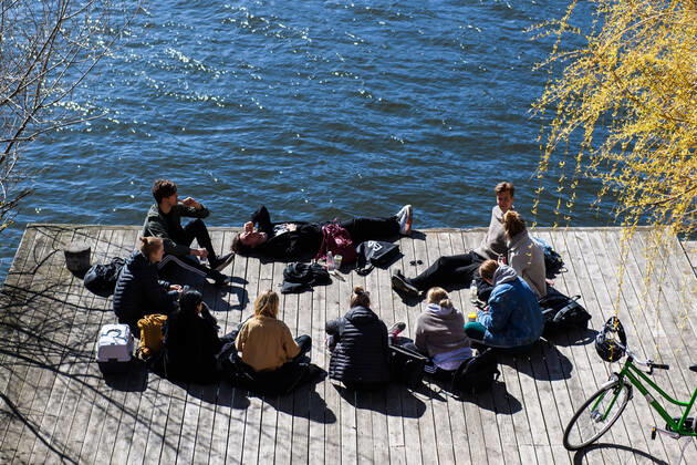 Coronavirus in Schweden, Eindrücke aus Stockholm