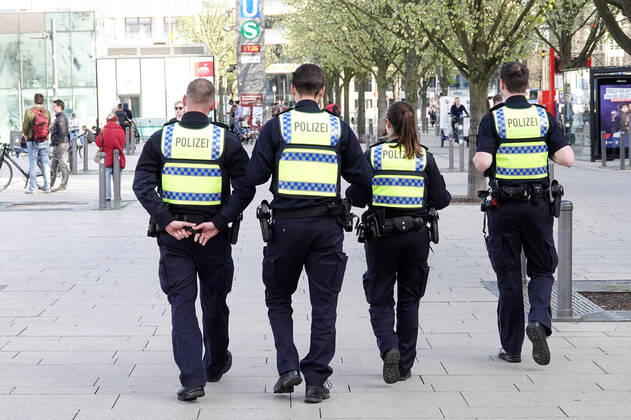 Coronavirus, Polizeikontrollen in Hamburg