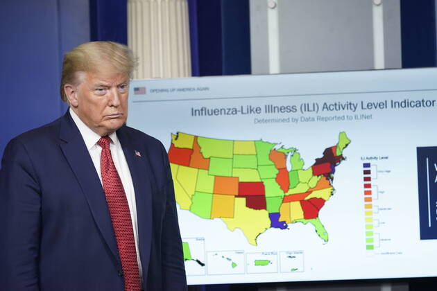 Coronavirus in den USA, Donald Trump präsentiert Drei-Phasen-Plan