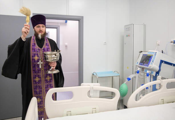 Coronavirus in Russland, Eröffnung einer Station für Intensivpatienten in Nischni Nowgorod