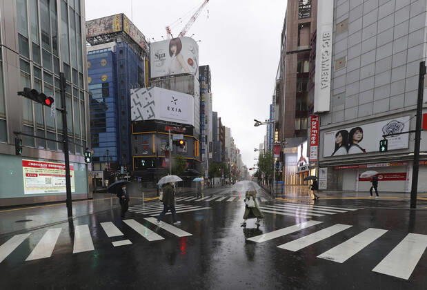 Coronavirus in Japan, Eindrücke aus Tokio