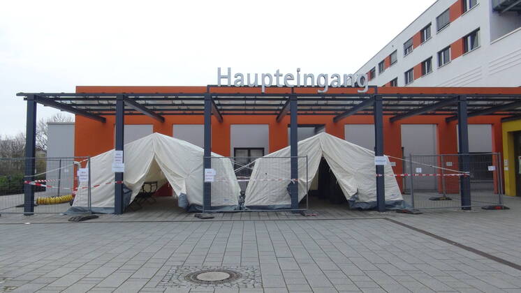 Coronavirus, Helios Klinik in Salzgitter