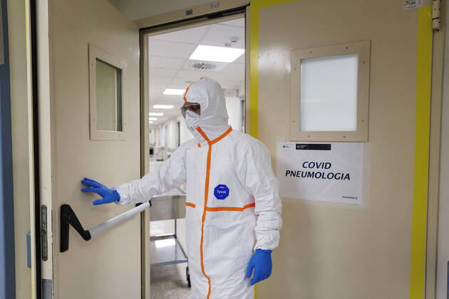 Coronavirus in Italien, Intensivstation in Rom