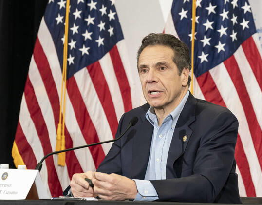 Coronavirus in den USA, Pressekonferenz von Andrew Cuomo in New York