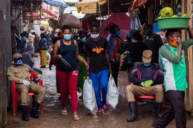 Coronavirus in Ruanda, Impressionen aus Kigali