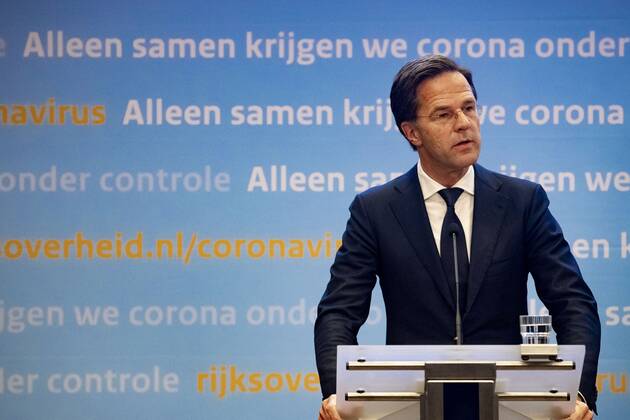 Coronavirus in den Niederlanden, Mark Rutte Pressekonferenz