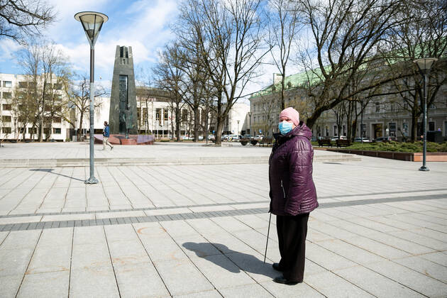 Coronavirus in Litauen, Ausgangsbeschränkungen in Vilnius