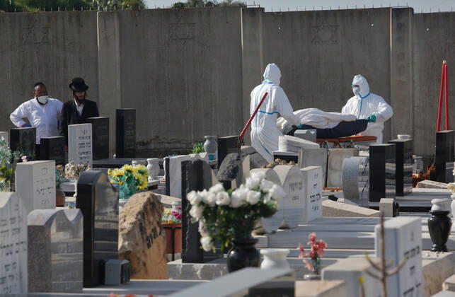 Coronavirus in Israel, Beerdigungen in Rehovot