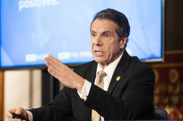 Coronavirus in den USA, Pressekonferenz von Andrew Cuomo in New York