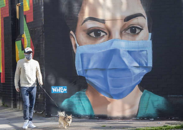 Coronavirus in Großbritannien, Eindrücke aus London