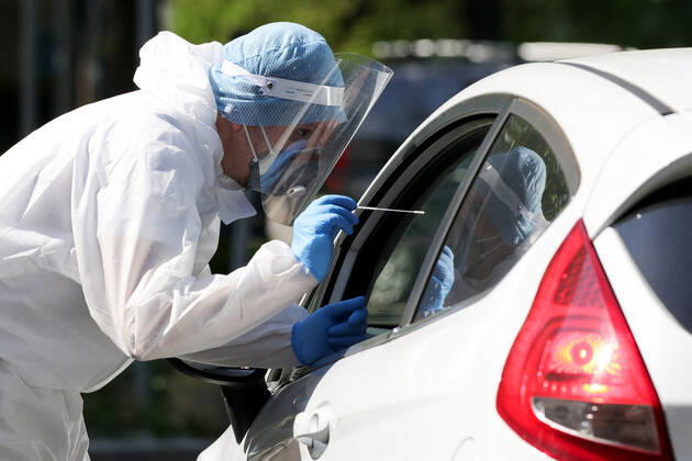 Coronavirus in Italien, Drive-Through-Tests