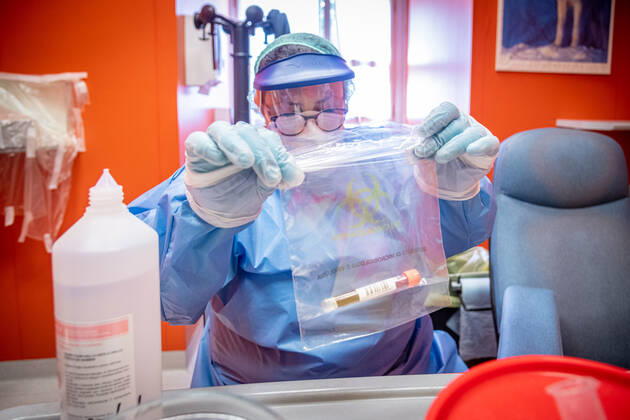Coronavirus in Italien, Testeinrichtung in Mailand