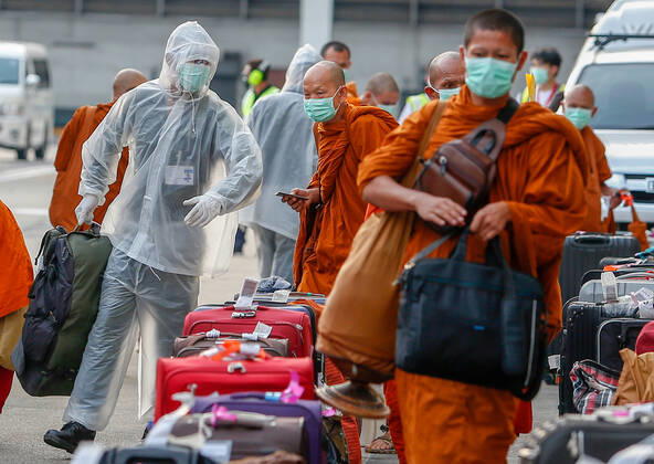 Coronavirus in Thailand, Eindrücke aus Bangkok