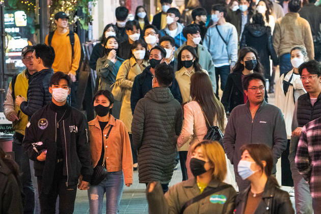Coronavirus in Südkorea, Impressionen aus Seoul