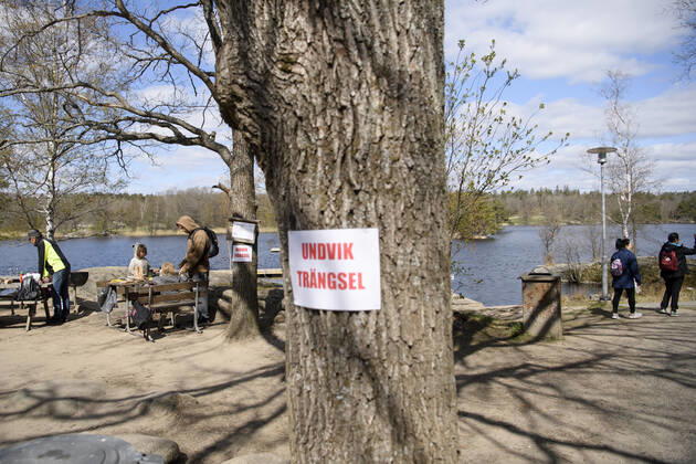 Coronavirus in Schweden, Eindrücke aus Stockholm